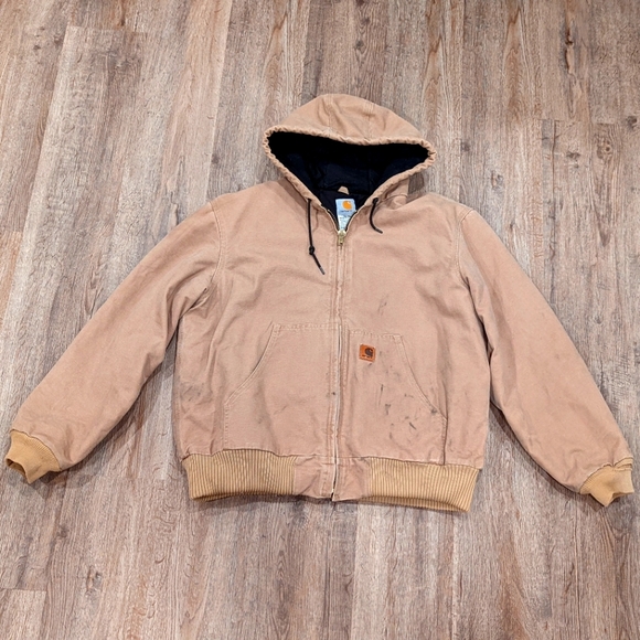 Carhartt Other - Carhartt Men's Loose Fit Firm Duck Insulated Flannel-Lined Active Jacket